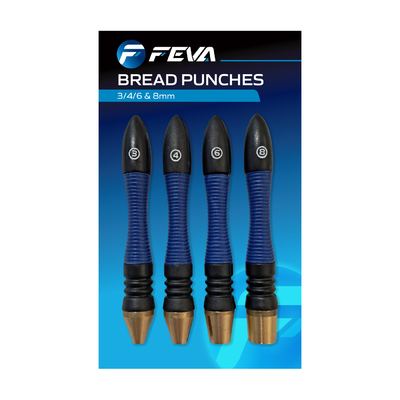 FEVA Bread Punch Set, 3,4,6 & 8mm
